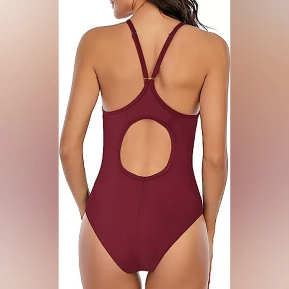 NWT One Piece Athletic Swimsuit/Bathing Suit for Women and Teens/Juniors - Picture 4 of 10